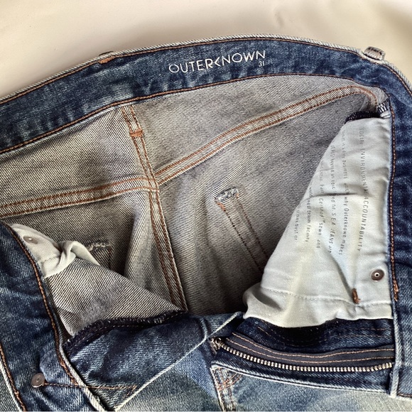 Outerknown S.E.A Ambassador Slim Fit Jeans. Worn Indigo 31 x 32 - Picture 6 of 7